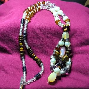 Handmade one of a kind  necklace from(Holmes creations) the elegant edition.